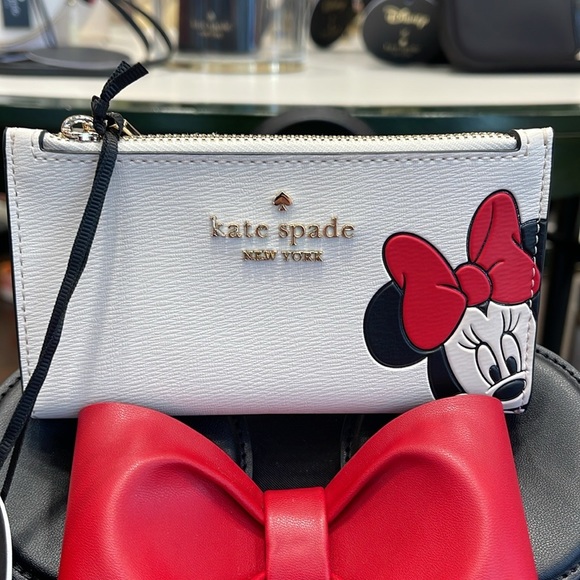 Kate Spade Disney X Kate Spade New York Minnie Small Slim Bifold Wallet
NWT - Picture 7 of 16